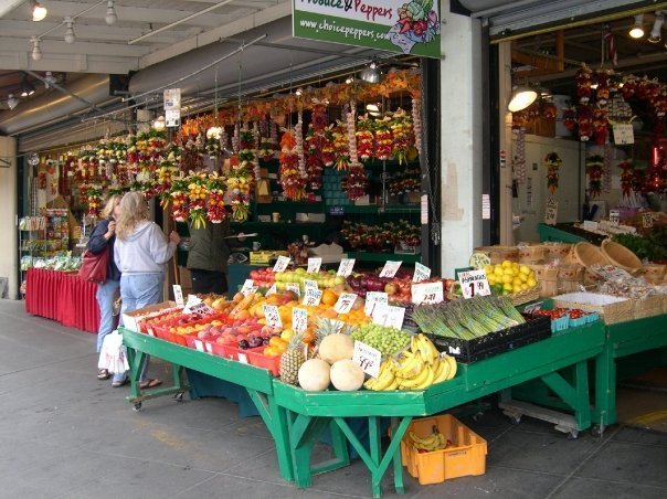 Pike Place Market fruit festival