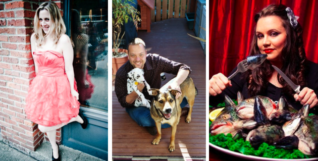 Pictured from left -- Keren Brown, Marc Schermerhorn, Kelly Cline