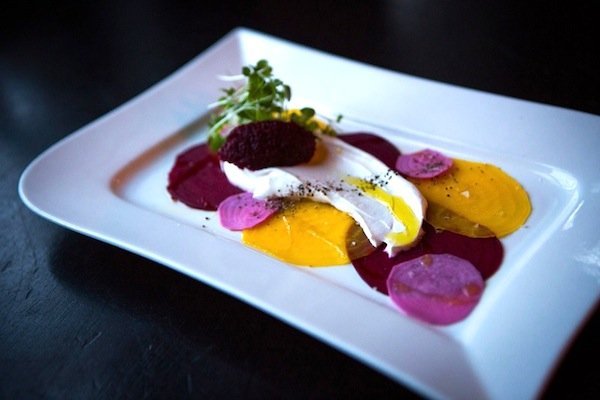 Beet Carpaccio. Photo by Michael Lee.