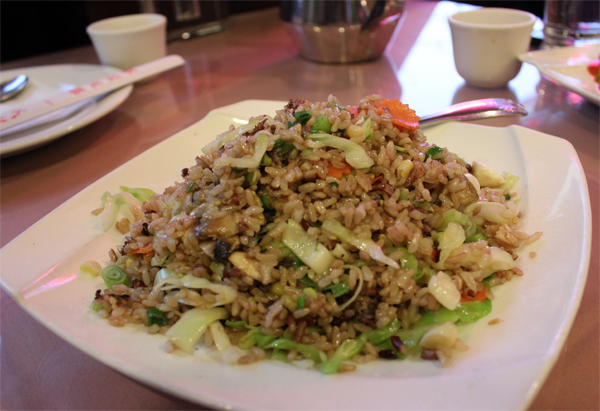 Shanghai Garden Brown Fried Rice with Vegetables
