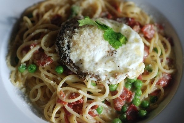 Pancetta Carbonara. Photo by Sean D. 