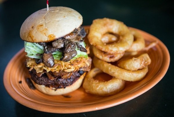 Custom Burger. Photo by Michael Lee.