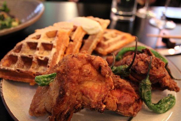Thai Fried Chicken and Kimchi Waffles. Get the full serving at their new restaurant in Capitol Hill. 