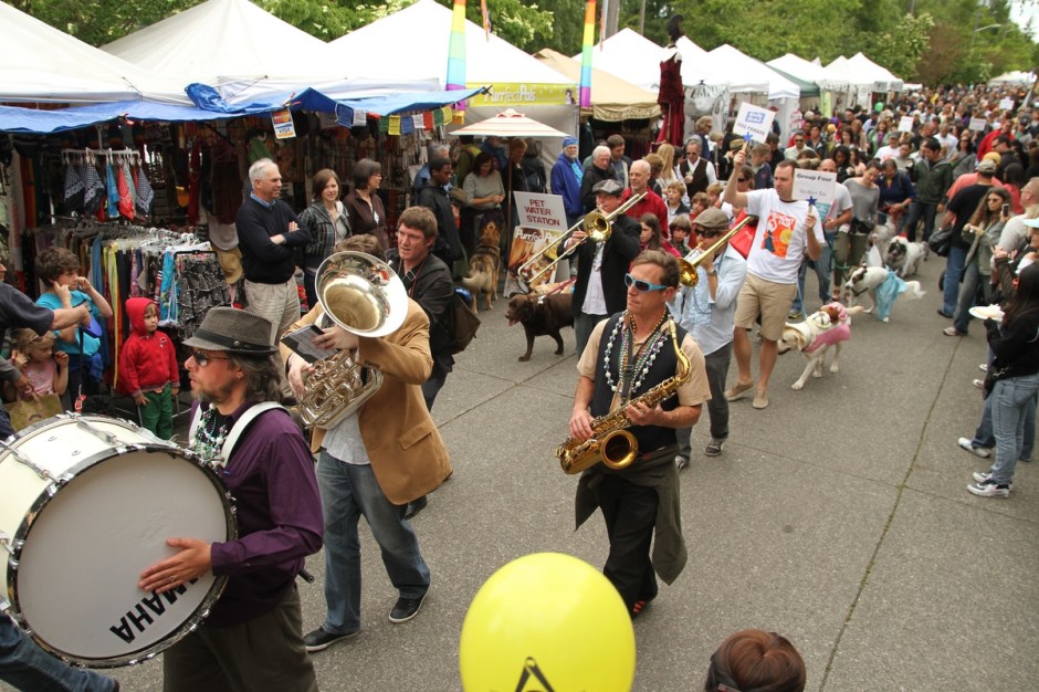 Dog Parade at the 40th Annual Fremont Fair 2011