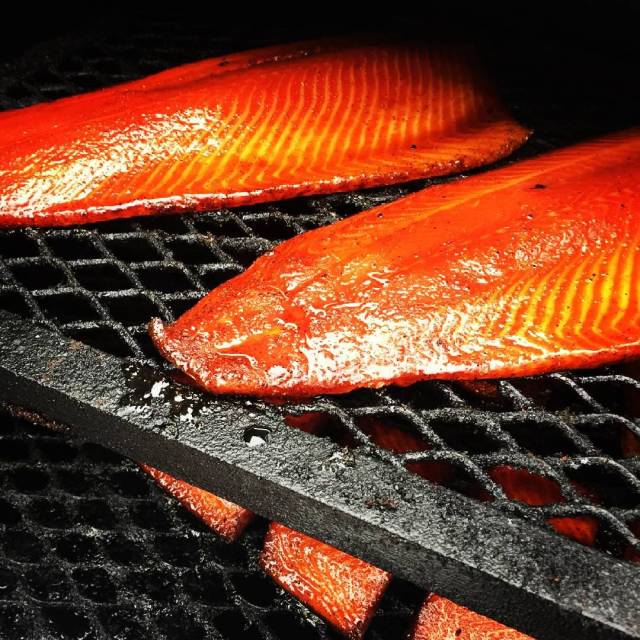 For vegetarian patrons, salmon is an excellent choice (Photo credit: Stefan and Julie Giles)