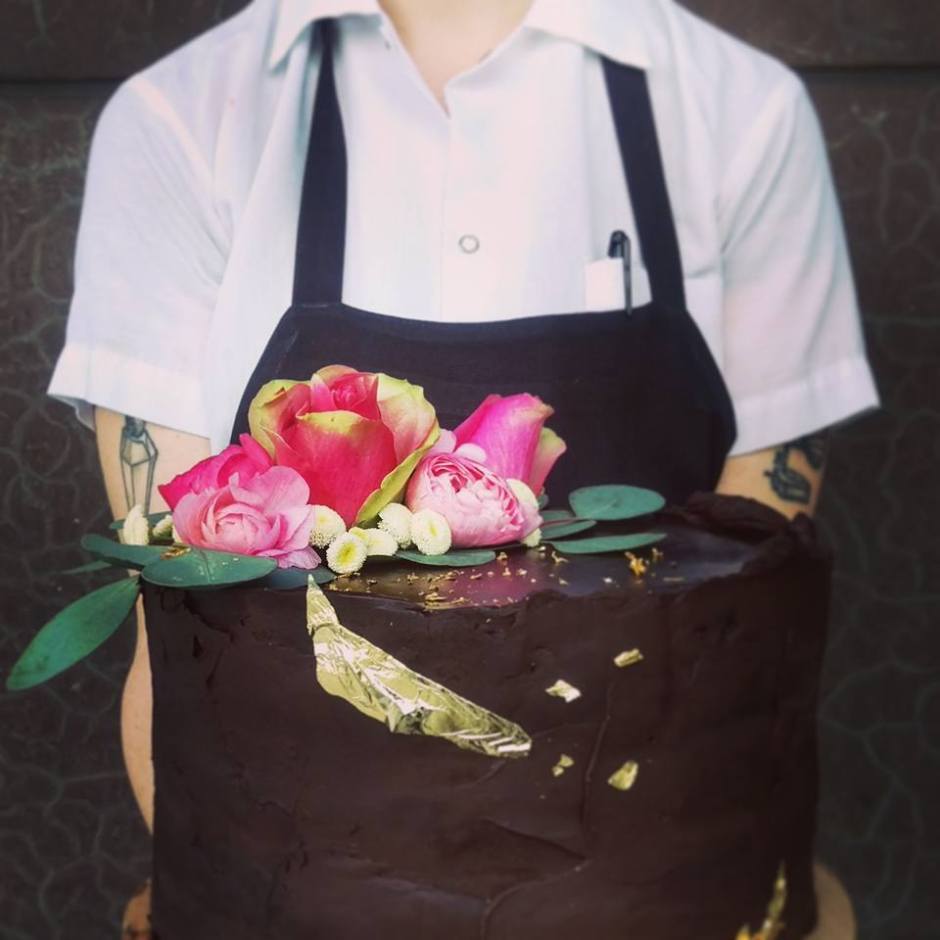 9LB Porter Chocolate Cake, a dark chocolate cake baked with and soaked in Georgetown Brewing’s Porter (Photo credit: Deep Sea Sugar & Salt) 