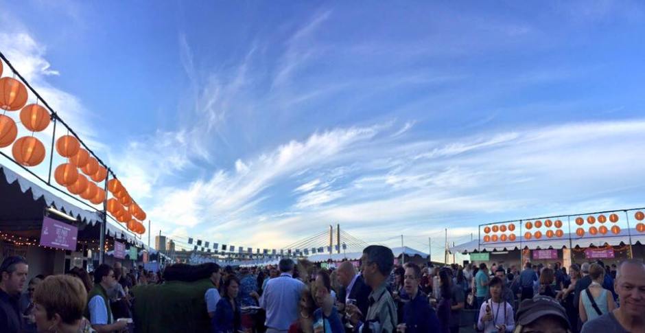 Friday's Night Market at Zidell Yards. Photo by Jennifer Liu. 