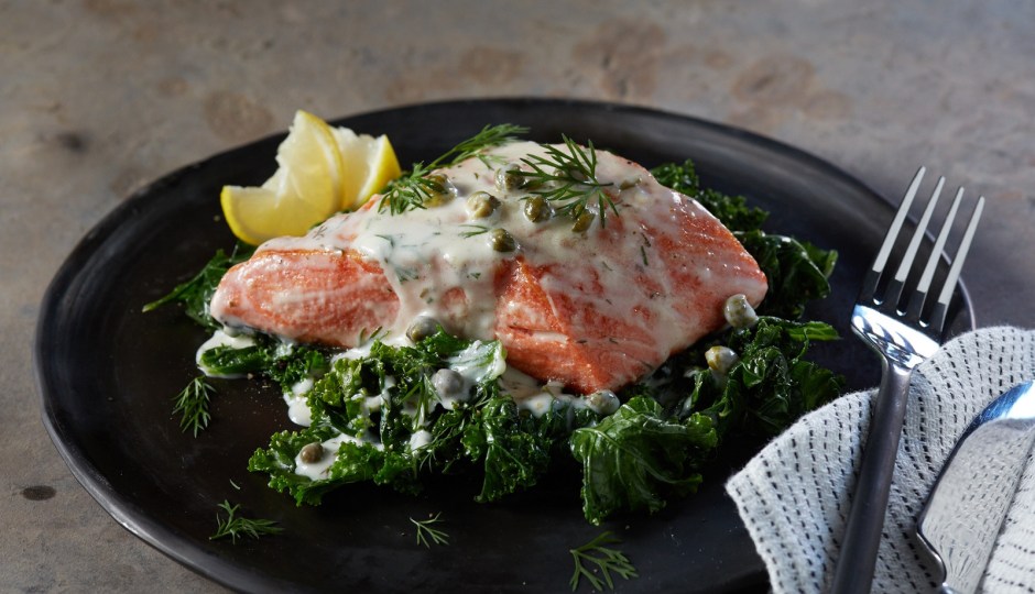 Alaska Salmon Picatta, Courtesy Alaska Seafood