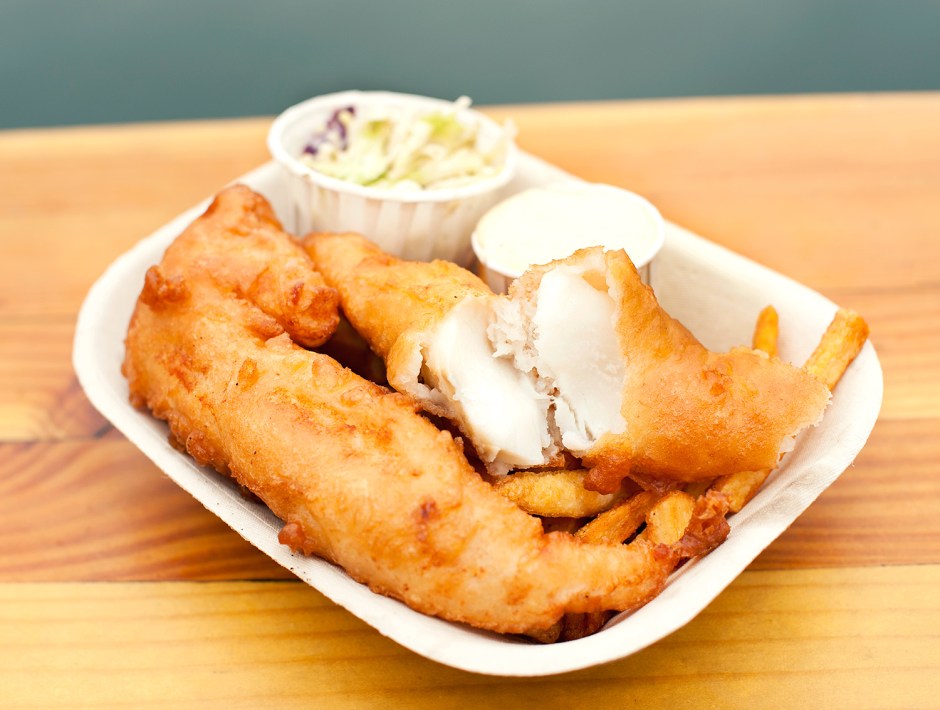 Fish & chips. Photo by Red Fish Blue Fish.