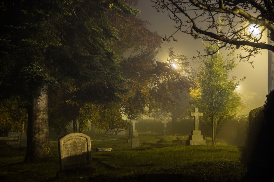 Ross Bay Cemetery spooks in this haunted season. (Photo courtesy Tourism Victoria.)
