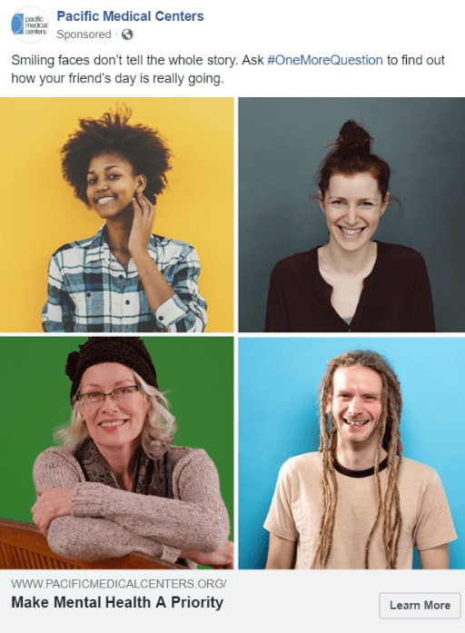 One More Question Ad Graphic