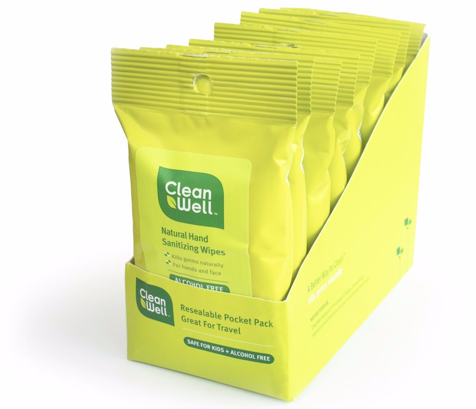 Hand Sanitizing Wipes - Travel Pack, 10 Count-Pack of 8